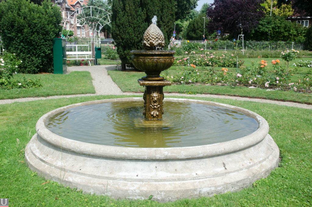 rosarium, fontein